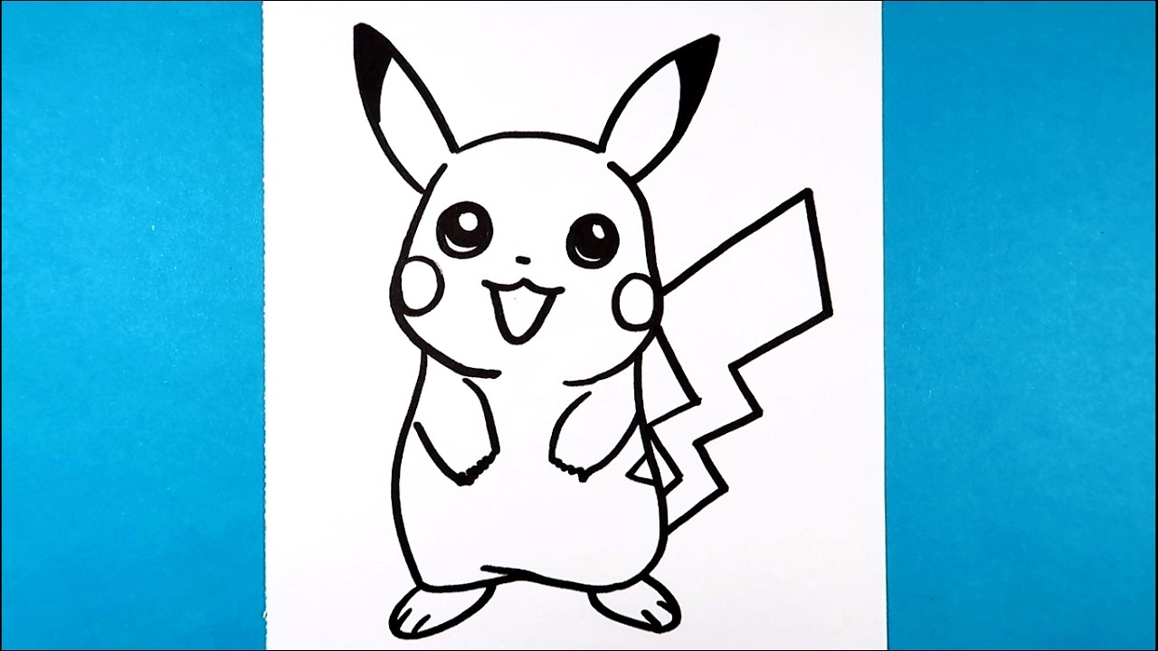 How to Draw Pikachu - Easy Step by Step Drawing