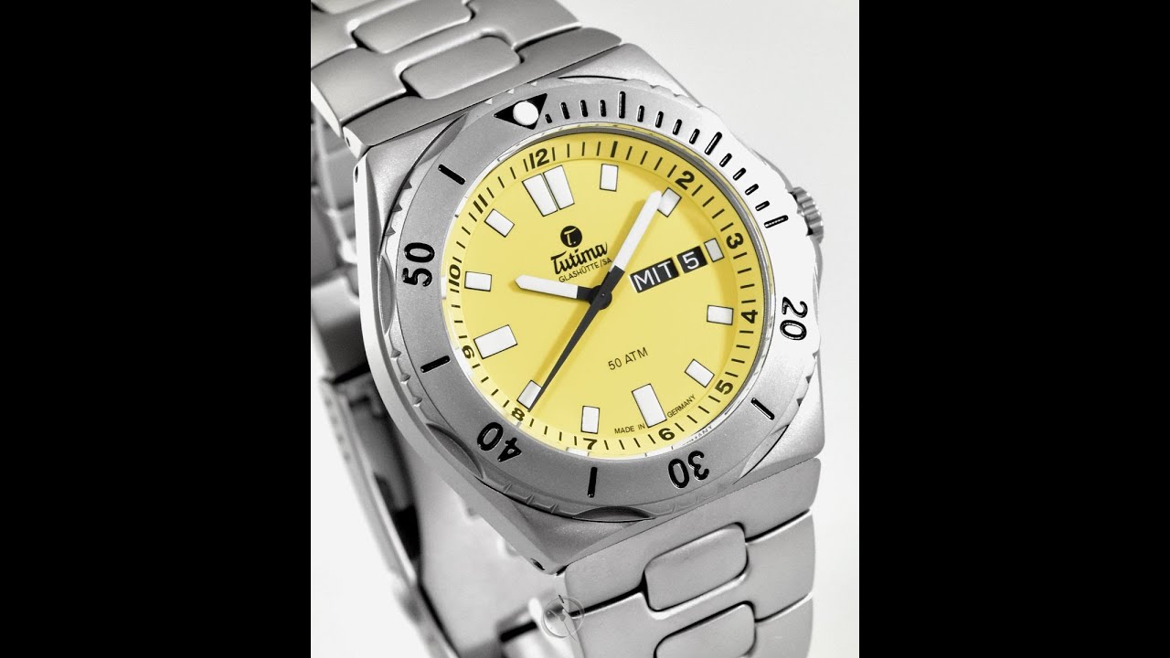 Tutima M2 Seven Seas Ref. 6151-10, hochwertige Taucheruhr!