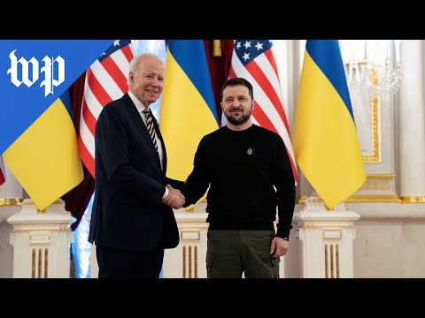 Biden makes surprise visit to Kyiv, pledges $460 million in aid