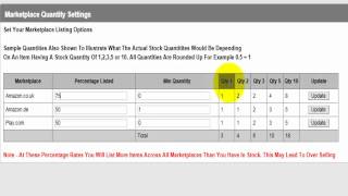 SellerExpress- How to use Marketplace Quantities