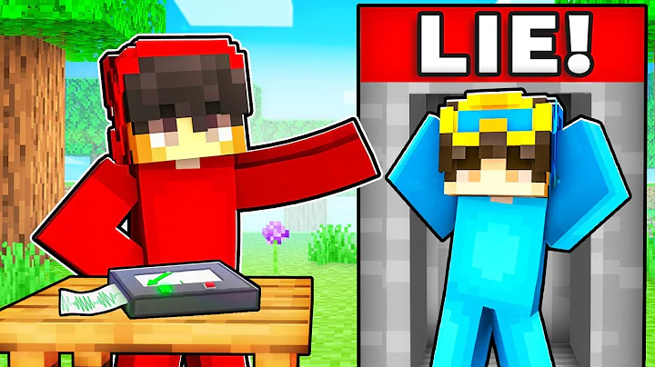 Using a LIE DETECTOR on my Friend In Minecraft!