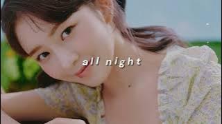 ive, saweetie - all night (slowed   reverb)