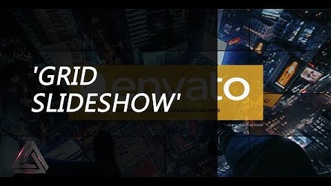Grid Slideshow | After Effects Template | Video Displays