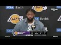 Frank Vogel says LeBron and AD were "spectacular" tonight. But "this is a team that is all new"