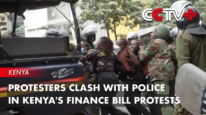Protesters Clash with Police in Kenya's Finance Bill Protests