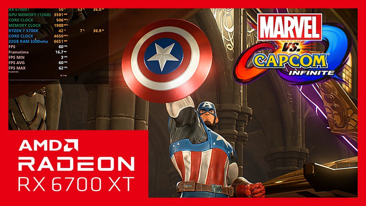 Marvel vs. Capcom Infinite | RX 6700XT | Ryzen 7 5700X | 32GB RAM | 1080p 60fps