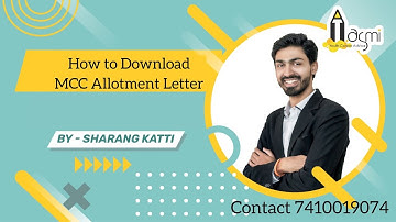 "MCC Allotment Letter Download: Your Step-by-Step Guide | NEET 2023 Counseling"