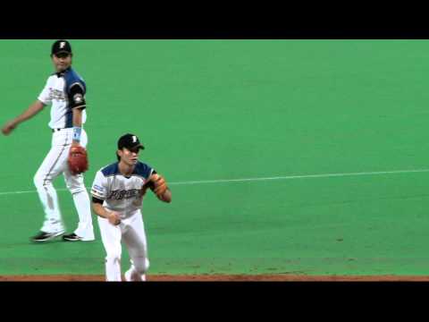 20120929シートノックの金子誠選手＠札幌D
