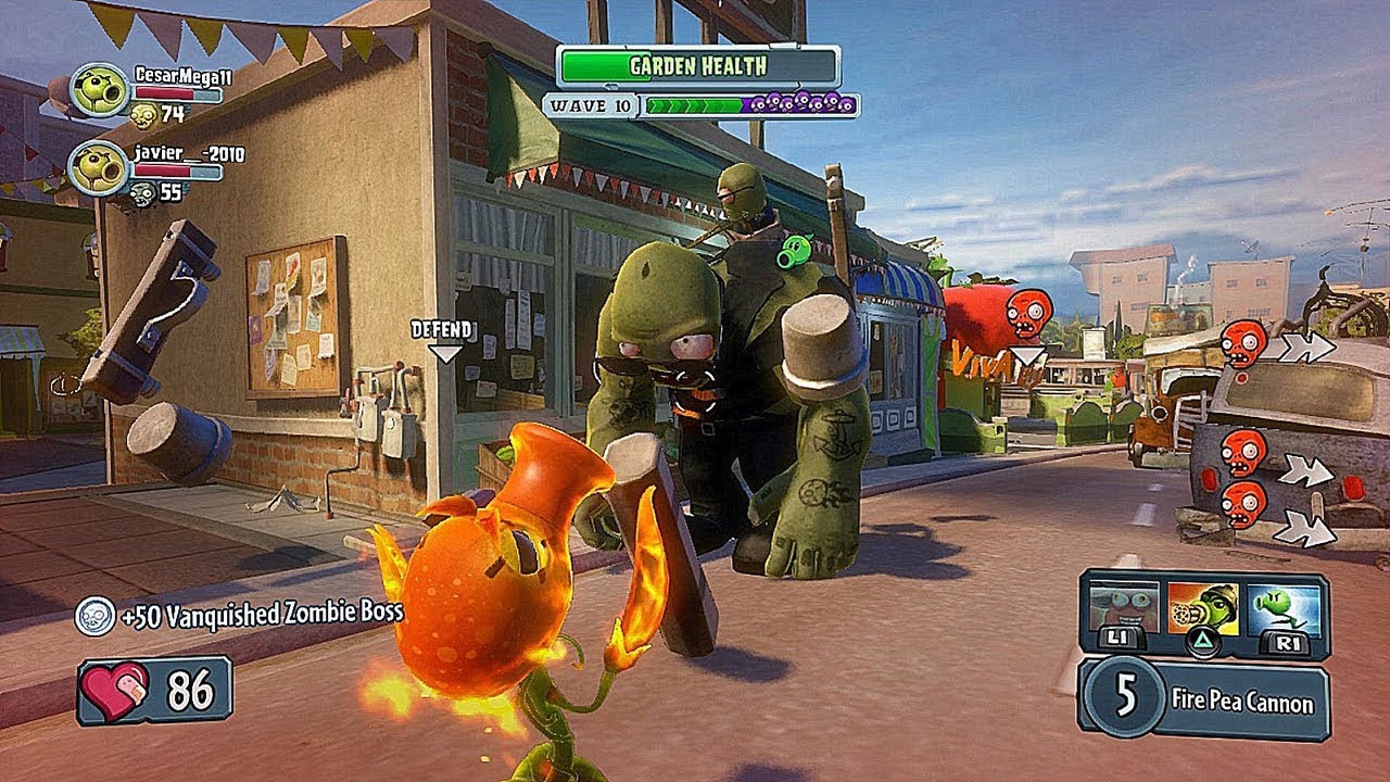 PLANTS VS ZOMBIES GARDEN WARFARE GARDEN OPS HOT ✅