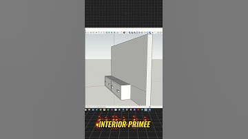 Tv unit Model in sketch up #3d #tutorial #viral