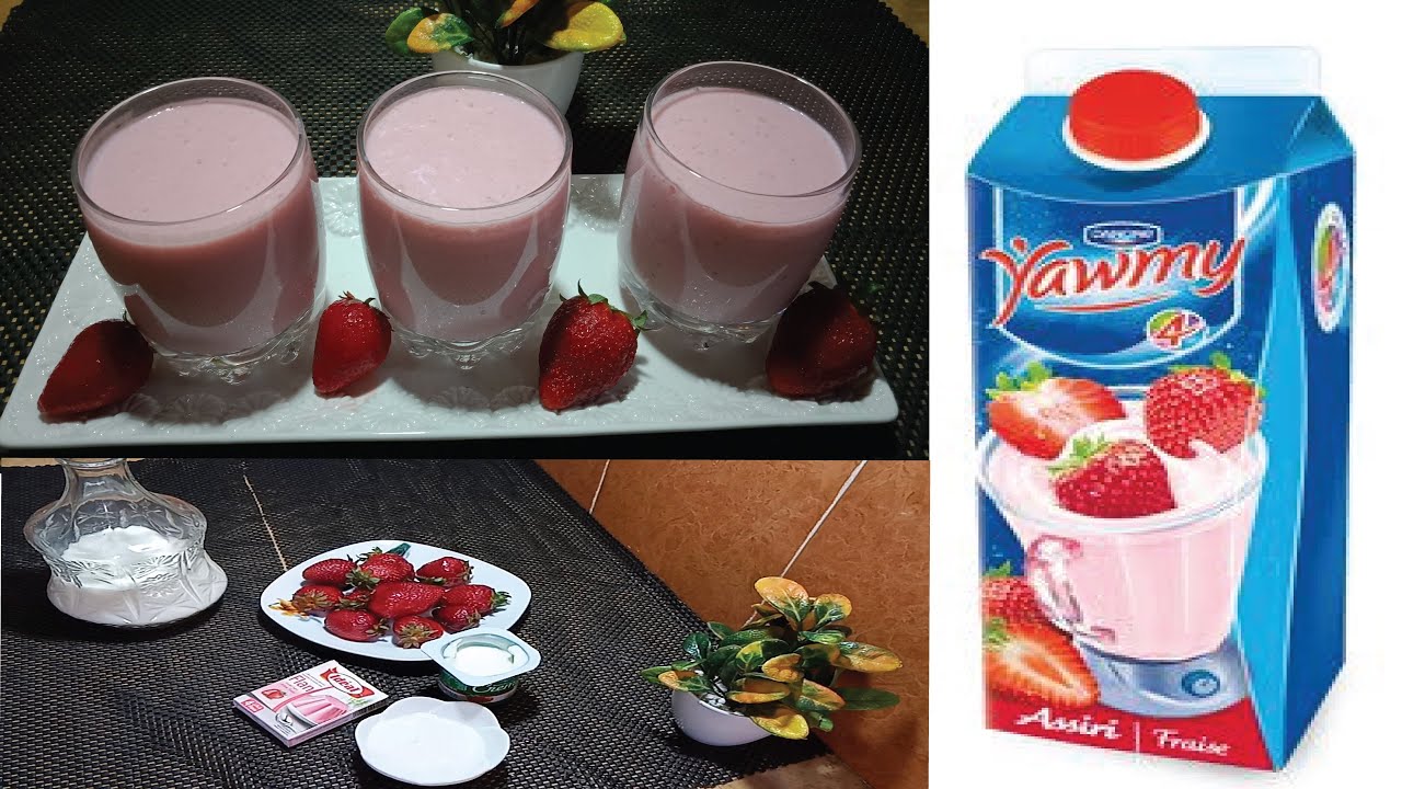 كيفية تحضير عصيري منزلي اقتصادي.! راائع / !! منعش وخاتر ولذيذ --- 🍓Jus de Fraise 🍓