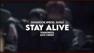 Stay Alive - BTS JUNGKOOK (prod. SUGA) | edit audio