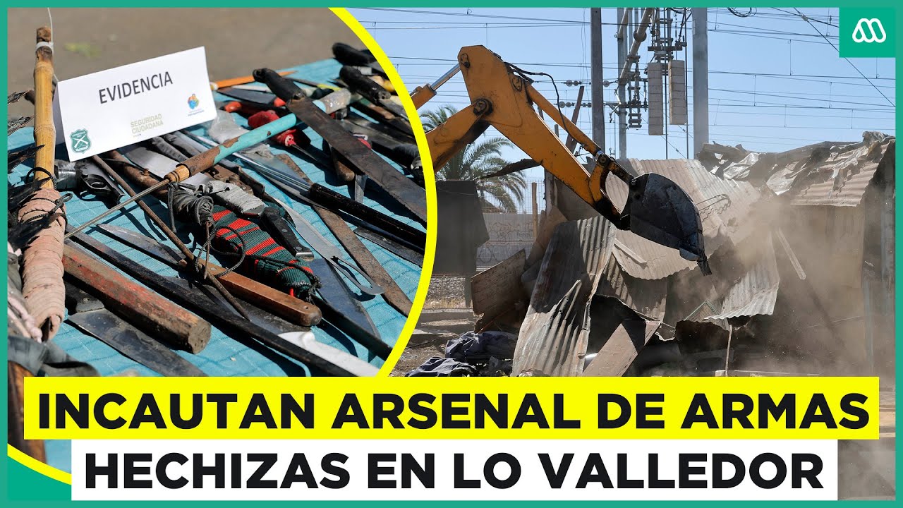 Incautan armas hechizas en Lo Valledor tras operativo