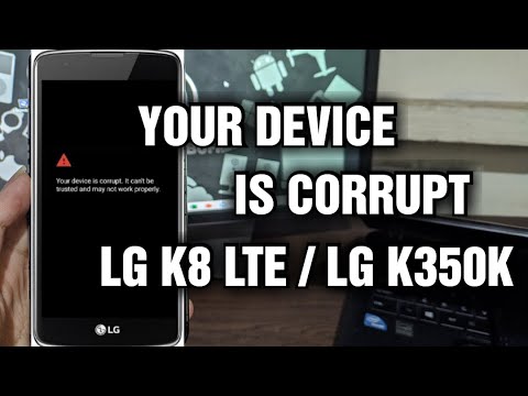 Your Device is Corrupted LG K8 LTE (K350K)