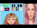 Happy new year Asmr mekup animation homeless girl makeover new year 2023 party ASMR