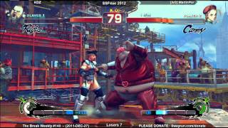 The Break #140 - SSF4ae 2012 L7 - KDZ VS [AG] MarlinPie