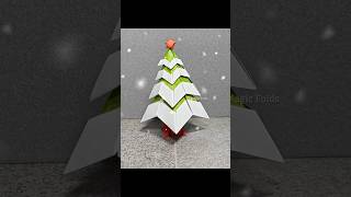 Origami Christmas Tree #origamichristmastree #christmas #origamichristmas #origamitree