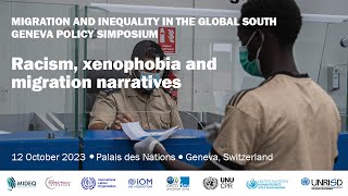 Racism, Xenophobia and Migration Narratives | Policy Symposium on Migration