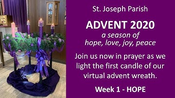 Advent 2020 - Week 1 - Hope