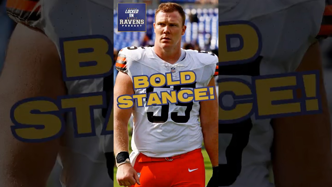 Joe Thomas takes BOLD STANCE on Baltimore Ravens center swap #ravens #baltimoreravens #nfl #shorts Joe Thomas takes BOLD STANCE on Baltimore Ravens center swap #ravens #baltimoreravens #nfl #shorts