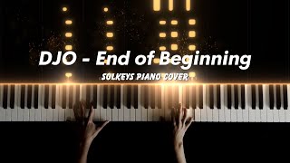 DJO - Beginning Of End Piano Cover + Sheets