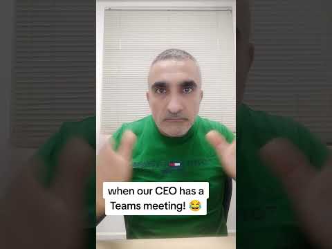 Internet problems at my company? Only one time… when the CEO has a Teams meeting