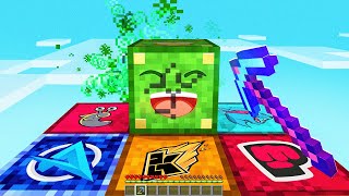 ALL BLOCKS Are YOUTUBER BLOCKS in Minecraft!