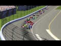 rFactor short - indycar flip at Indianapolis