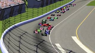 rFactor short - indycar flip at Indianapolis
