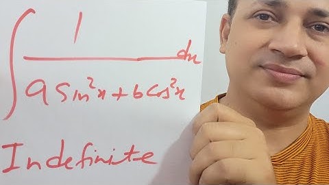 integration of 1/ a sin square x + b cos square x   integration  maths 12 iit jee kota faculty