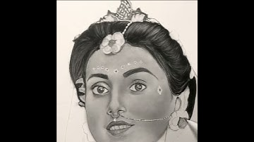 Radha Drawing | Mallika singh aka Radha drawing | Radha Krishna serial drawing | short drawing |