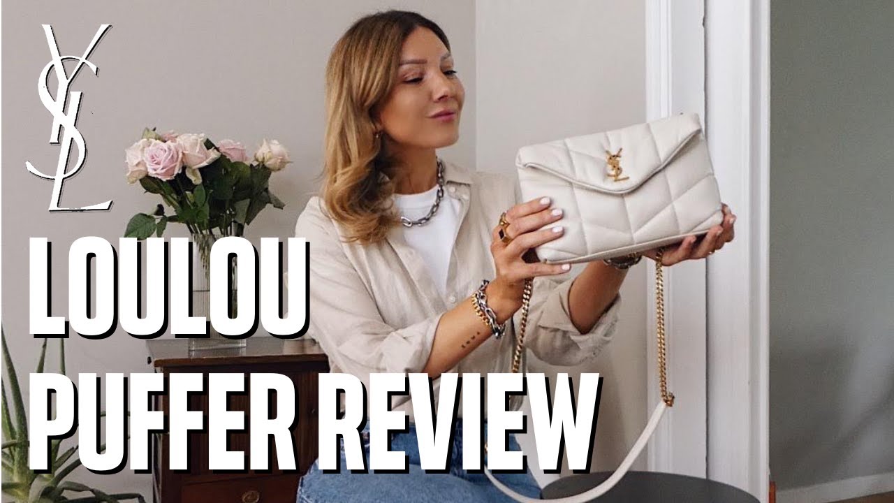 YSL Loulou Puffer Small Size Unboxing  what outfits fit in spring and  summer 