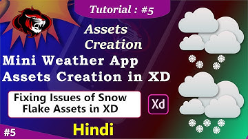 Fixing Errors Weather app icon creation in Adobe XD | Weather app UI creation in Adobe XD Part 5