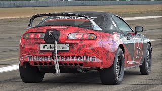 1450HP Toyota Supra Turbo 0 - 302 km/h Acceleration