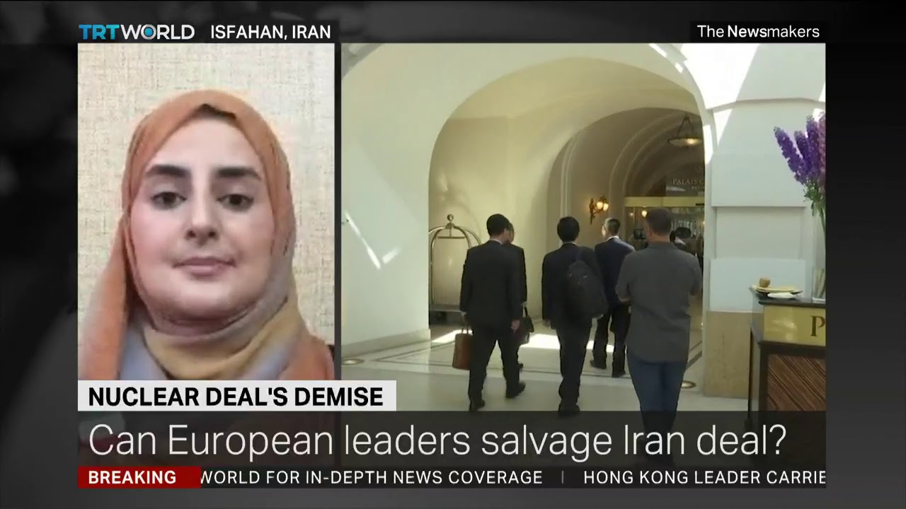 Iran nuclear deal newspaper mockup