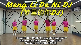 Download Lagu Meng Li De Ni DJ - Line Dance MP3