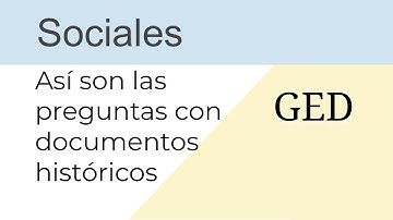 GED Sociales: Preguntas que usan documentos históricos HiSET