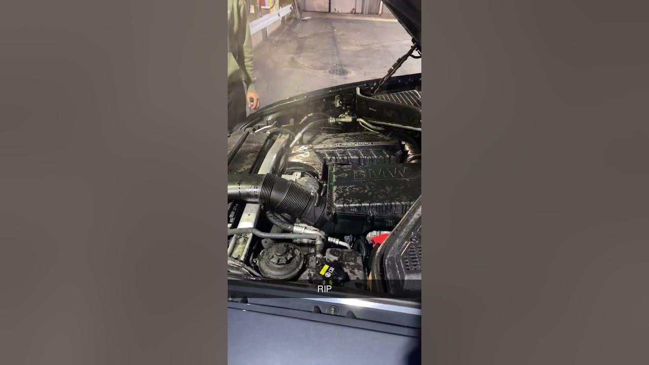 Bmw coolant exploded bmw fyp YouTube