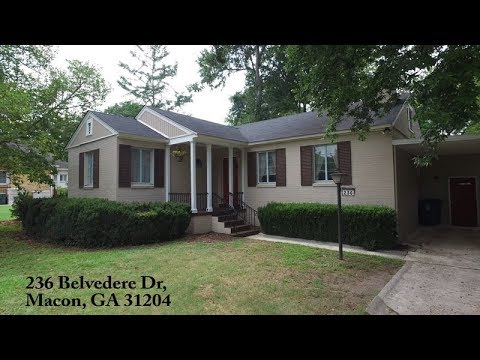 236 Belvedere Dr, Macon, GA home video tour