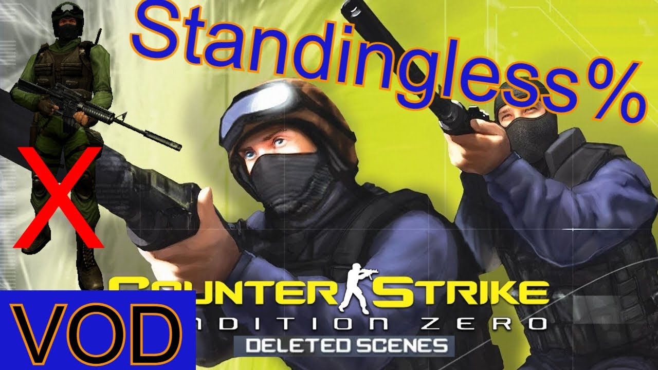 Is it Possible to Beat Counter Strike Condition Zero Deleted Scenes without Standing (Stream #1)