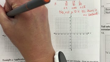 Math 7 Course 2 Sec 5.8 Direct Variation Notes