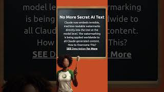 Anthropic Added Watermarks to Claude Outputs! (Are We Done) #claude #anthropic #watermark