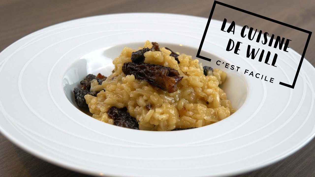 Risotto inratable aux morilles et parmesan