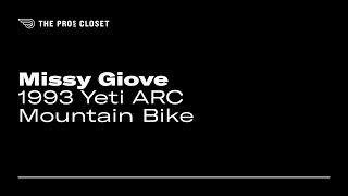 Missy Gioves 1993 Yeti Arc Mountain Bike