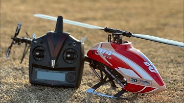 Relaxed evening flight with OMPHOBBY M4 Heli