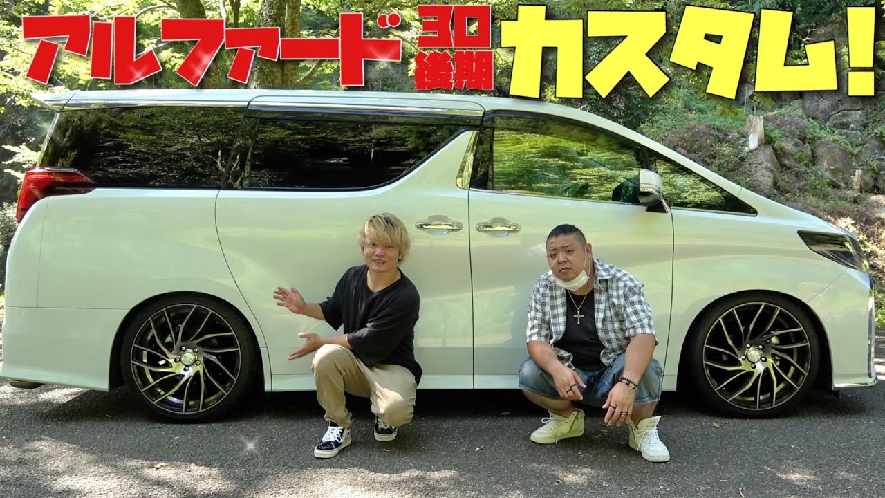 Find all the custom modifications on this late-model 30 Alphard