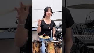 这音乐一响,全治愈了所有的心情!#架子鼓#惜别的海岸