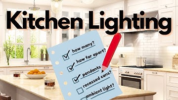 3 EENVOUDIGE stappen voor een perfect verlichtingsplan voor uw keuken!