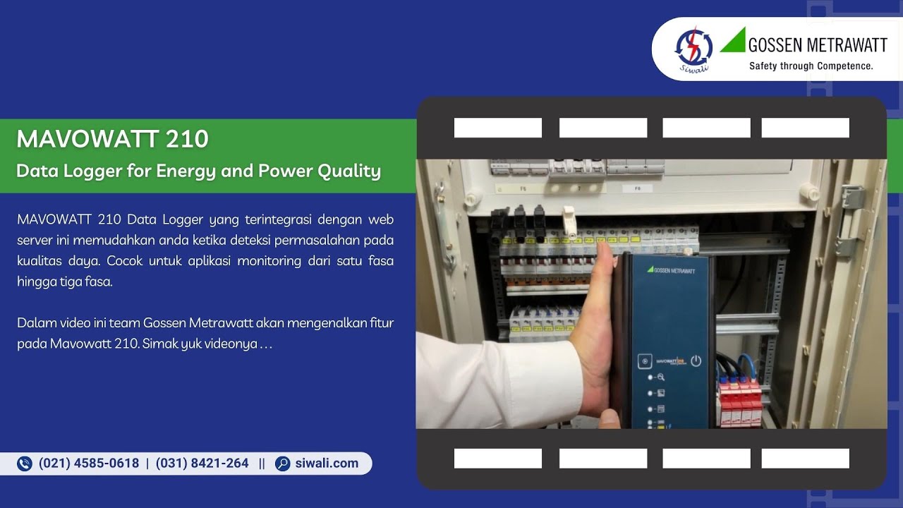 GOSSEN METRAWATT | MAVOWATT 210 | Data Logger for Energy and Power Quality