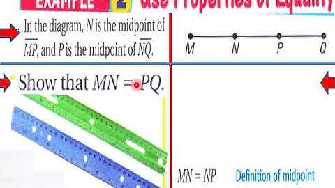 Geom 2 6 L V Properties of Equality and Congruence Pt 1